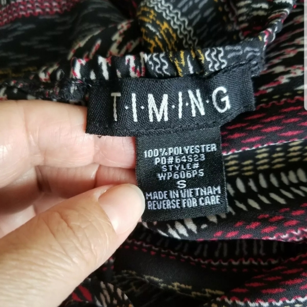 Timing | Multi-color pants jumpsuit Sz S - Picture 3 of 5